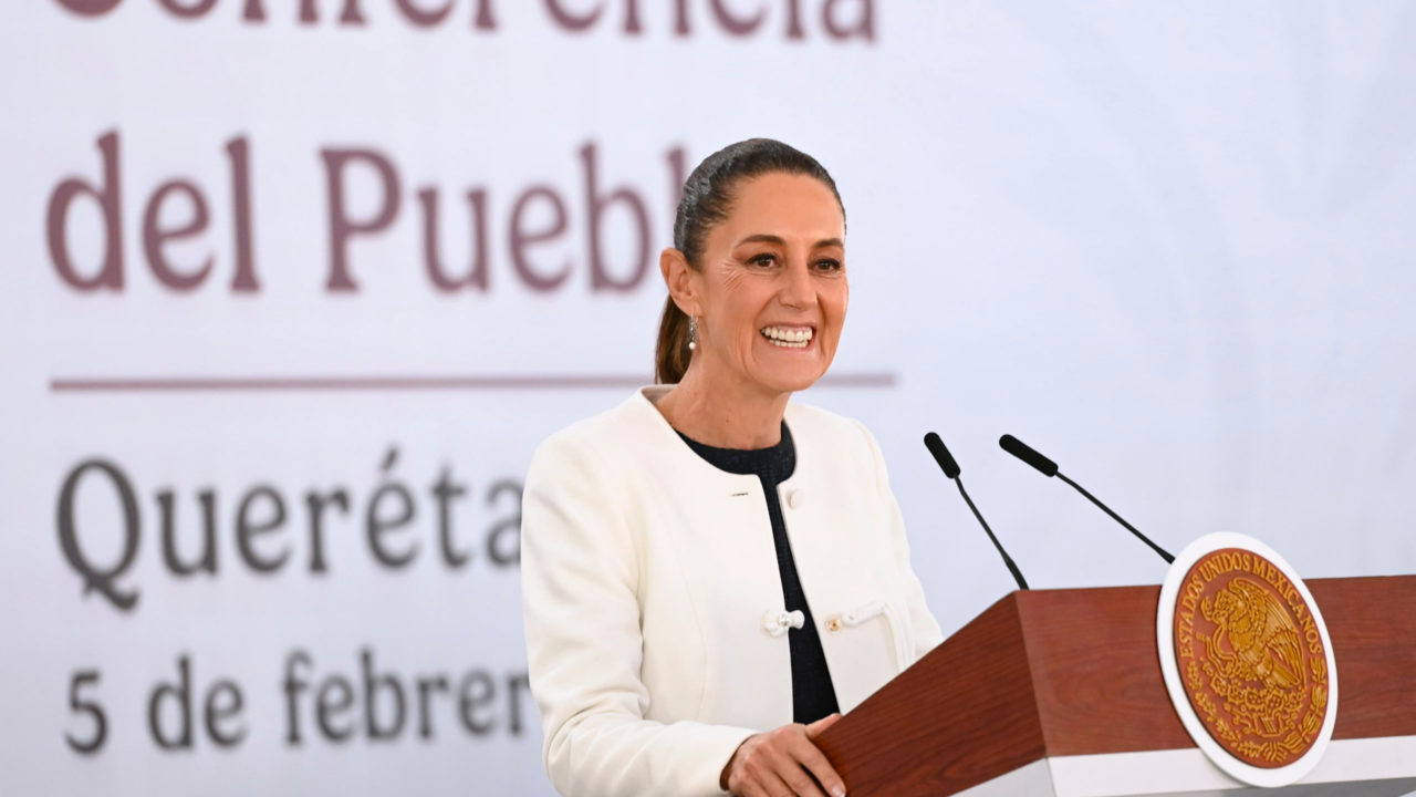 El puente ferroviario de CPKC en Nuevo Laredo es símbolo del comercio de Norteamérica: Sheinbaum