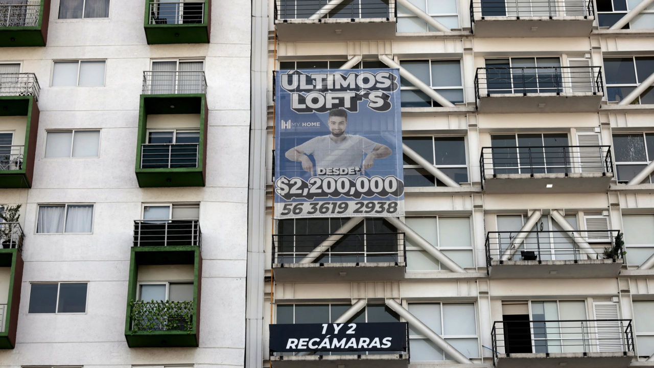 Banca estima un crecimiento de menos de un dígito en el mercado hipotecario de México