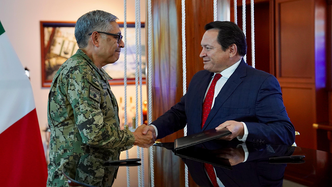 Gobierno de Yucatán y SEMAR firman convenio para ampliación y modernización del Puerto de Progreso