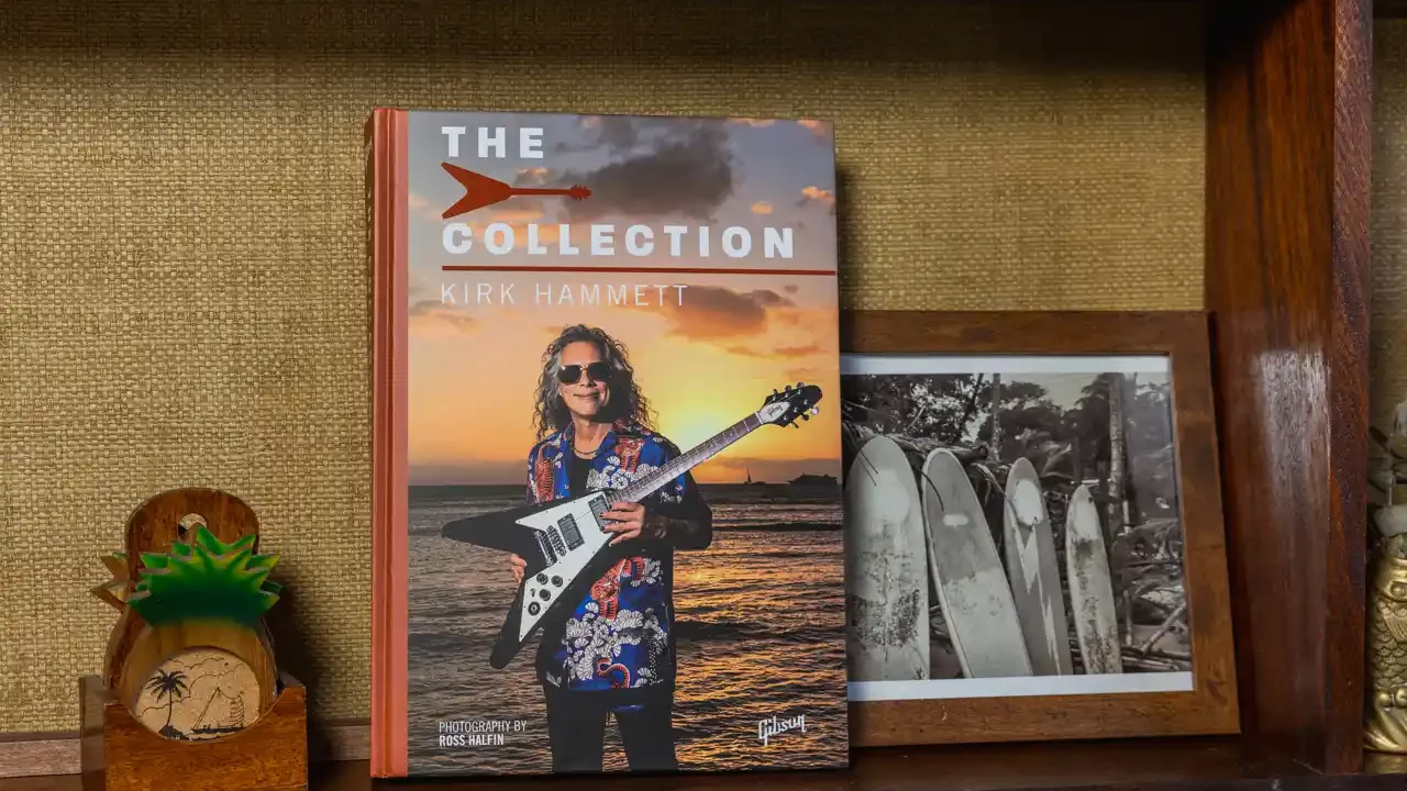 Kirk Hammett, miembro de Metallica, lanza libro de fotos de su colección de guitarras
