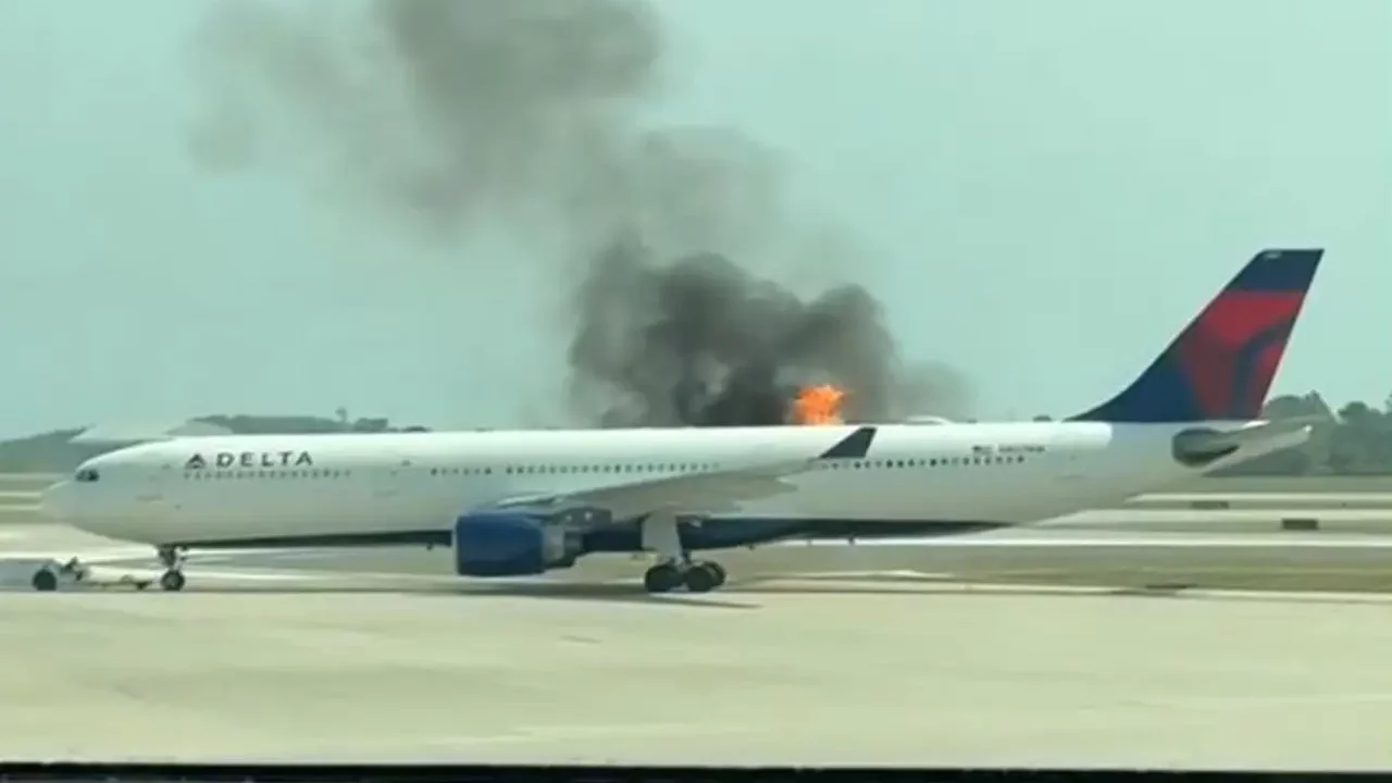 Un avión de Delta sufre el incendio de un motor en Orlando, obligando a su evacuación