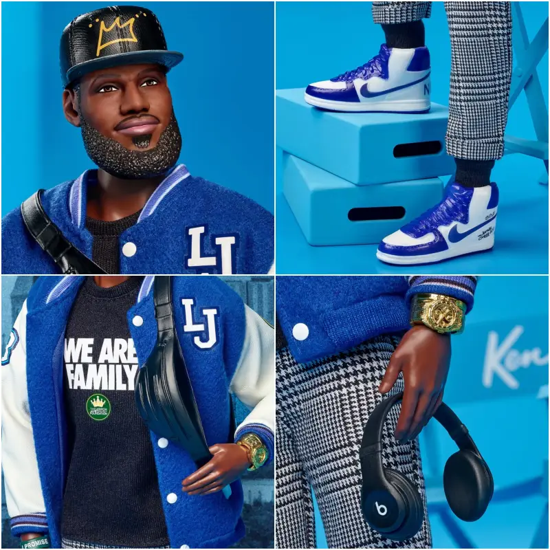 LeBron James-Ken-Barbie