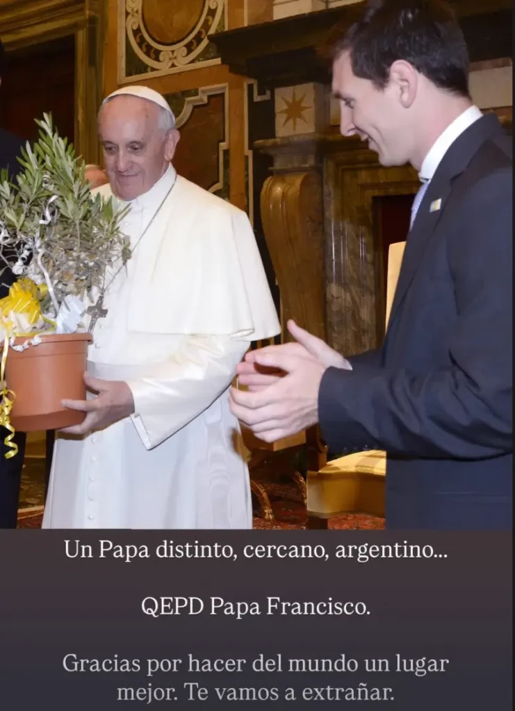 Messi-Papa Francisco