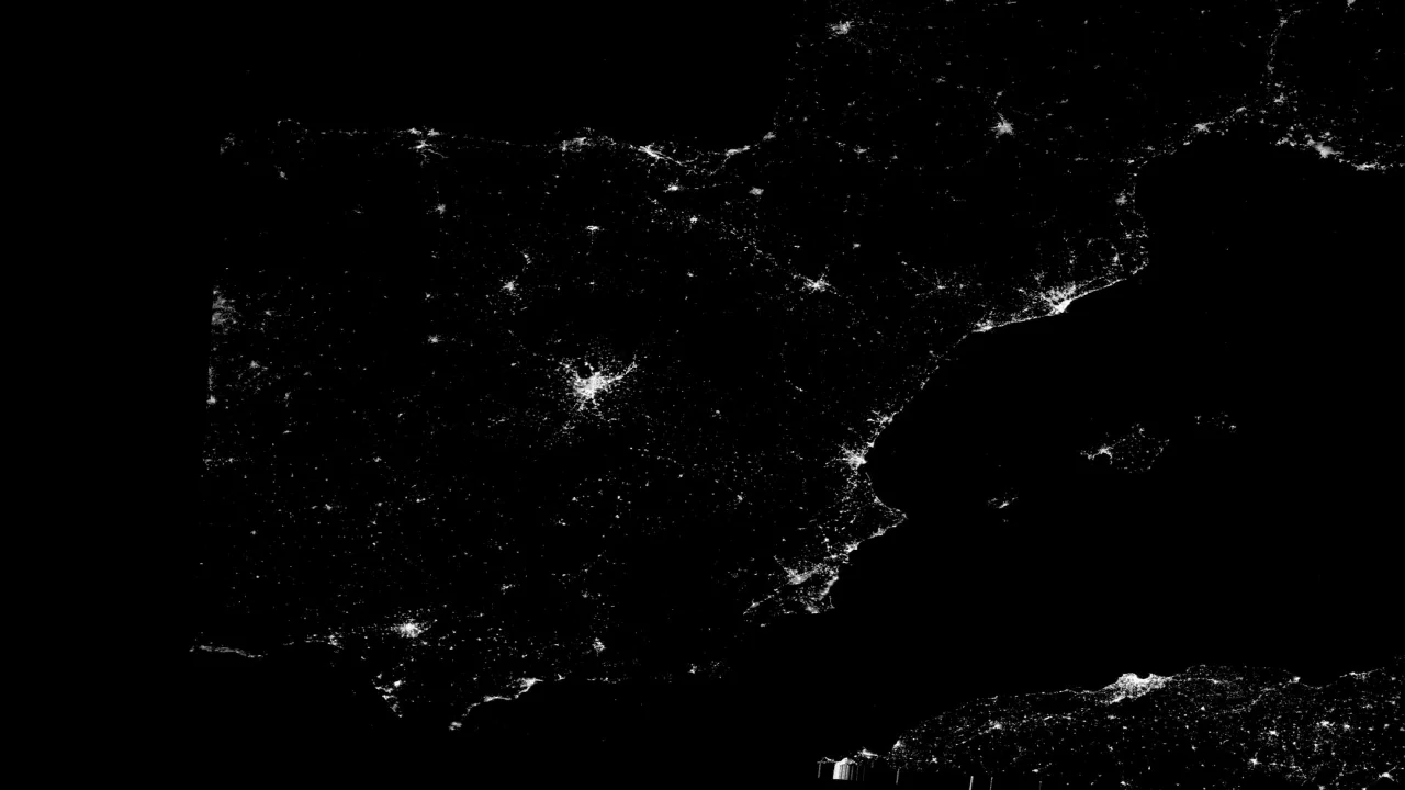 Satélites de la NASA capturan el apagón de abril en la península ibérica: de la oscuridad a la luz