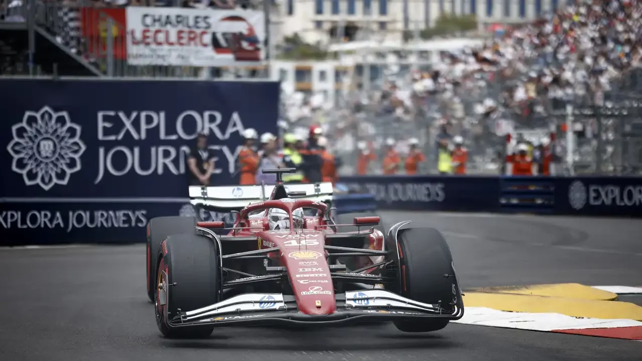 Leclerc lidera con su Ferrari las prácticas del GP de Mónaco; Colapinto terminó en último lugar
