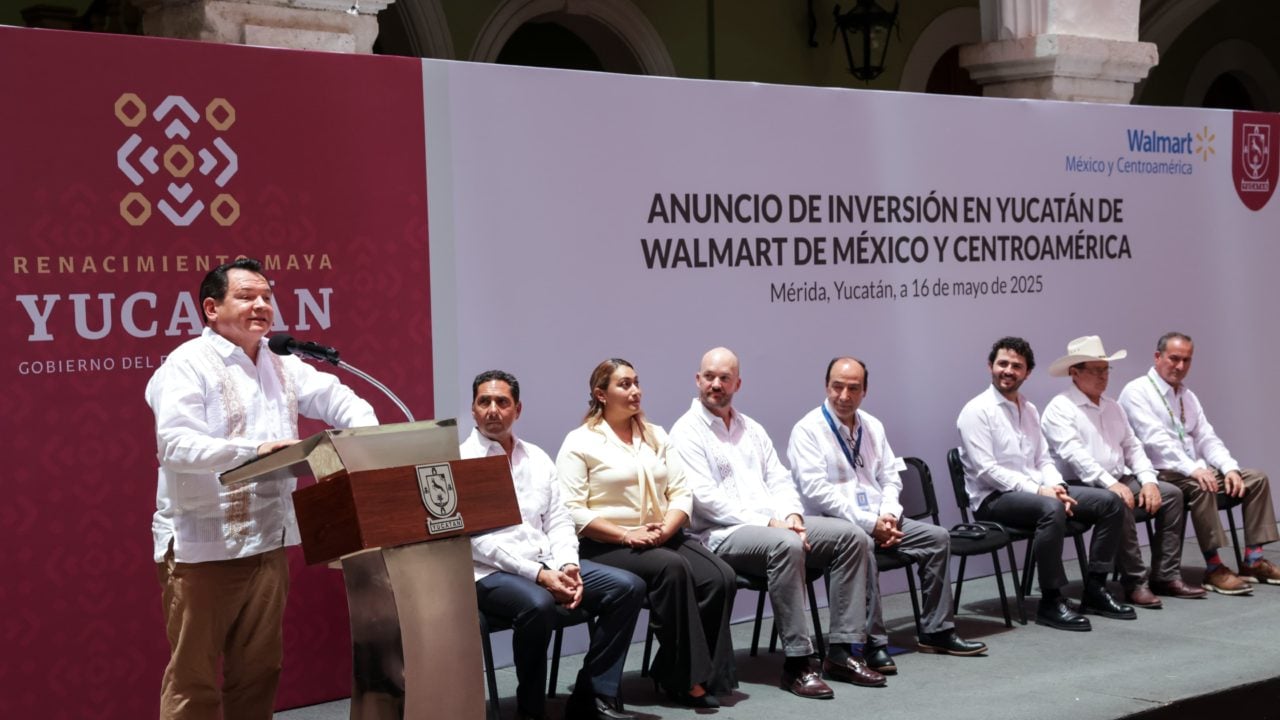 Recibirá Yucatán más de 1,900 mdp de inversión por parte de Walmart