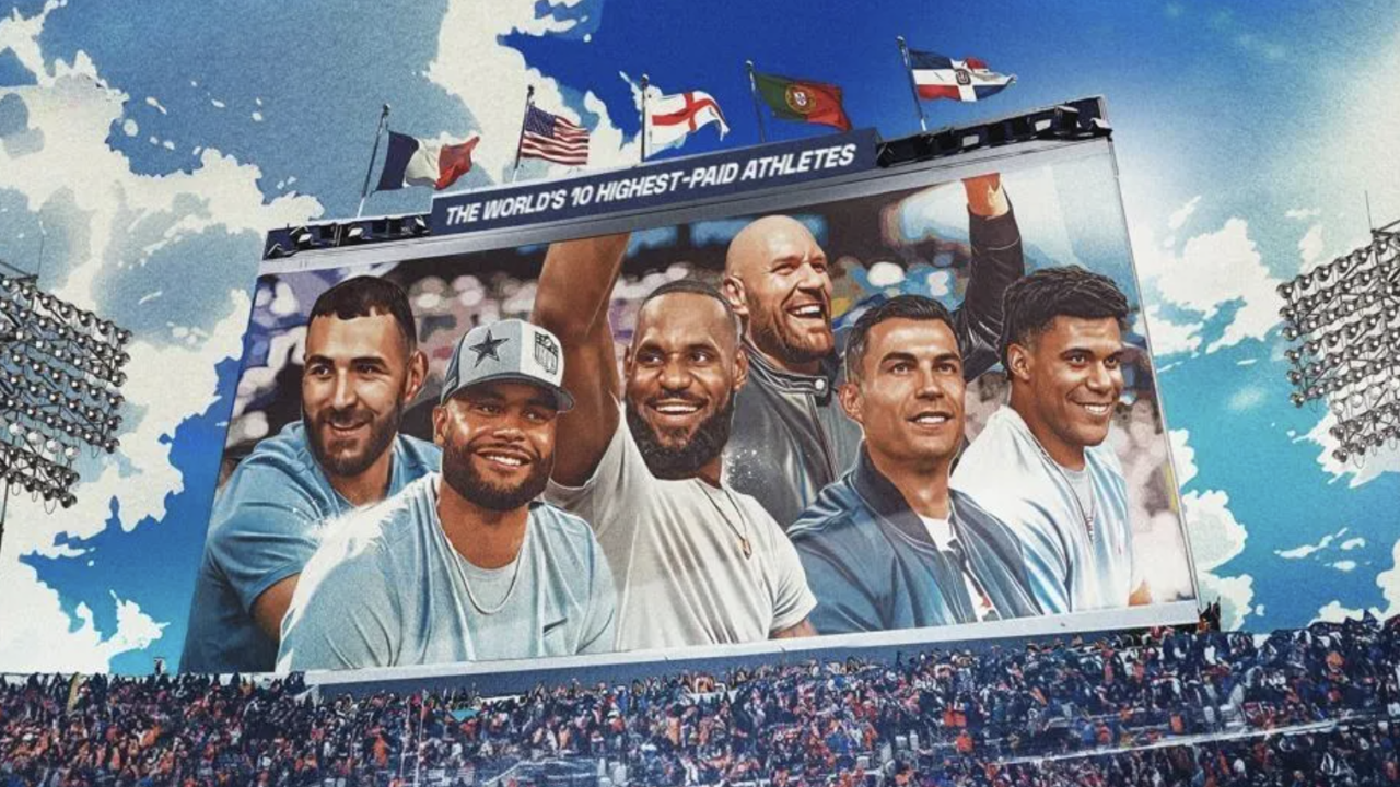 Estos son los 10 deportistas mejor pagados del mundo en 2025