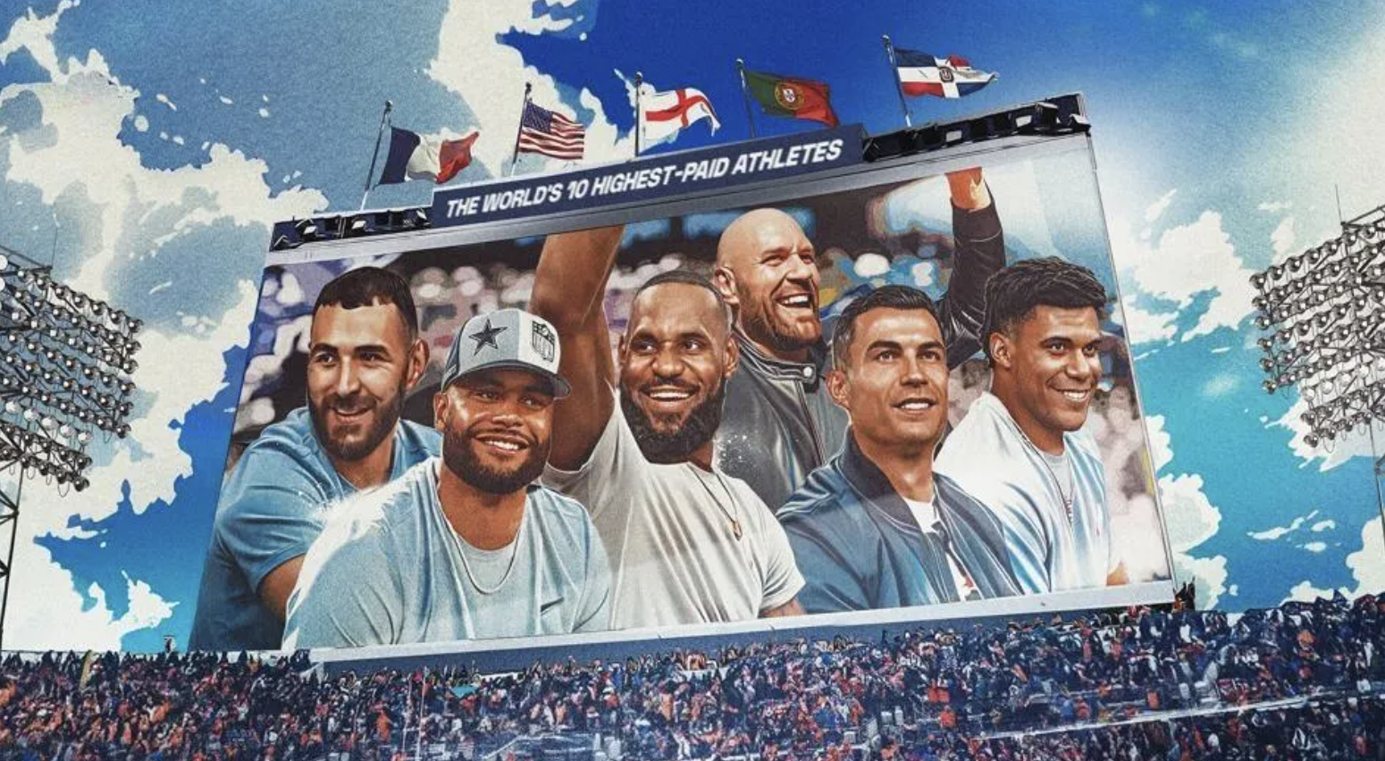 Estos son los 10 deportistas mejor pagados del mundo en 2025