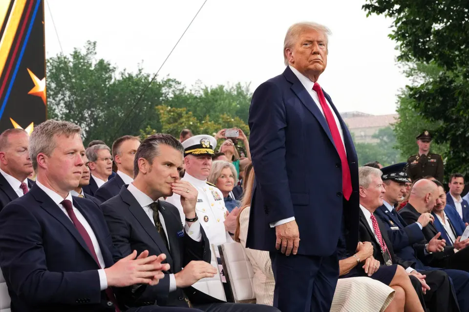 Los TikTokers se atribuyen el mérito de la asistencia de Trump al desfile