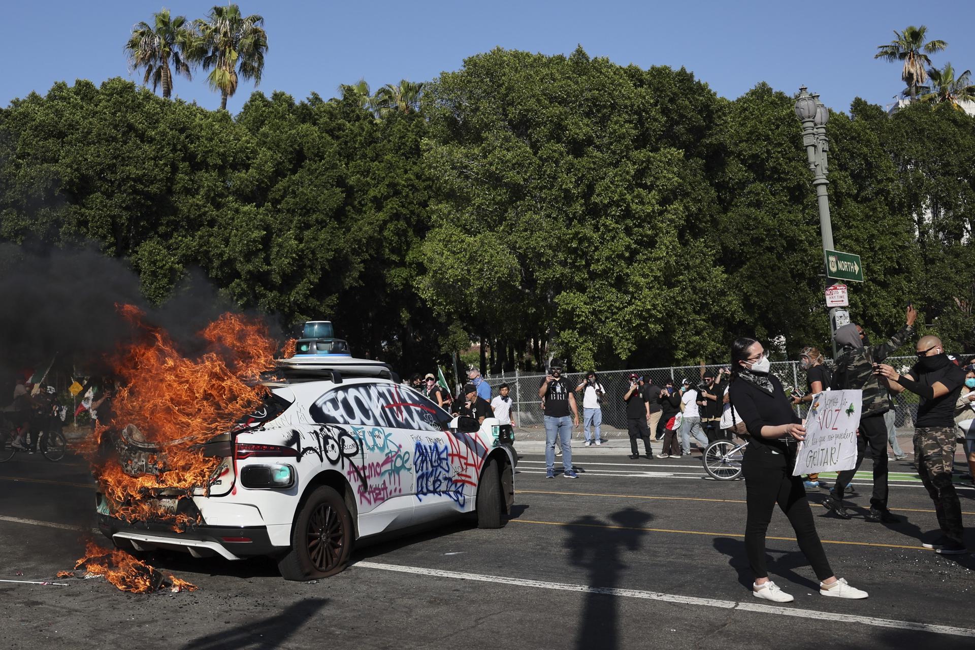 Trump dice que arrestaría al gobernador de California por las protestas en Los Ángeles