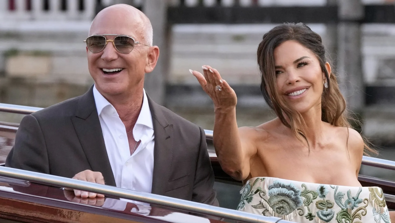 Esto es lo que realmente costó la extravagante boda de Jeff Bezos y Laureen Sánchez