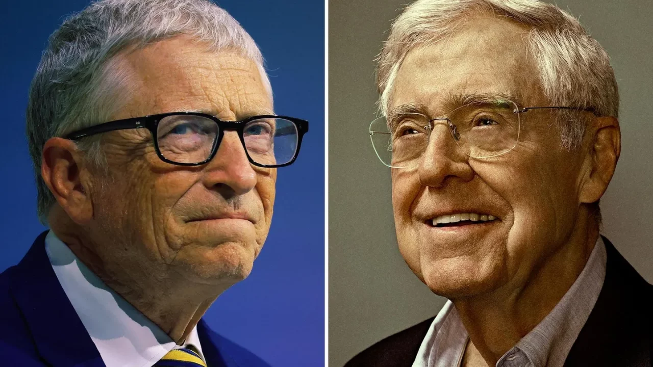 Bill Gates, Charles Koch y otros tres multimillonarios donan mil millones de dólares para mejorar la movilidad económica en EE.UU.