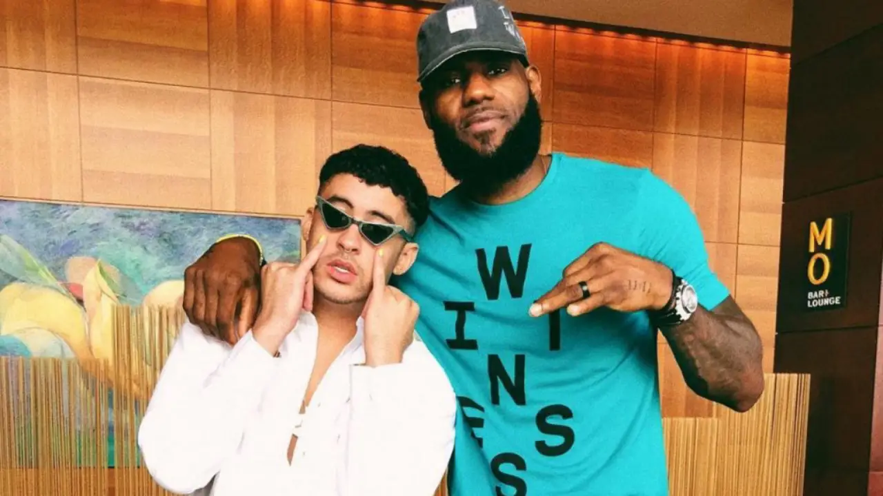 LeBron James anuncia que asistirá a la apertura de la residencia de Bad Bunny