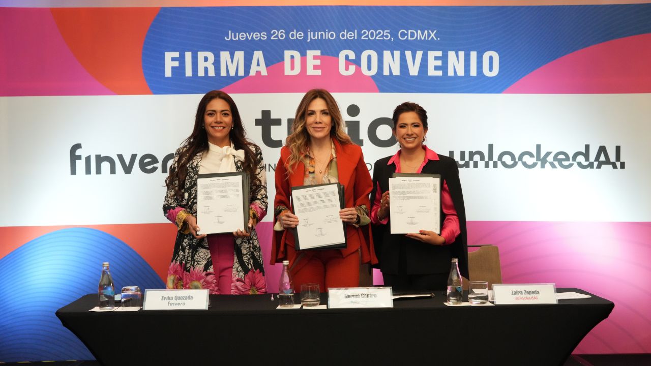 Unlocked AI, Finvero y Tuiio Santander se alían para revolucionar el acceso al crédito a mujeres emprendedoras