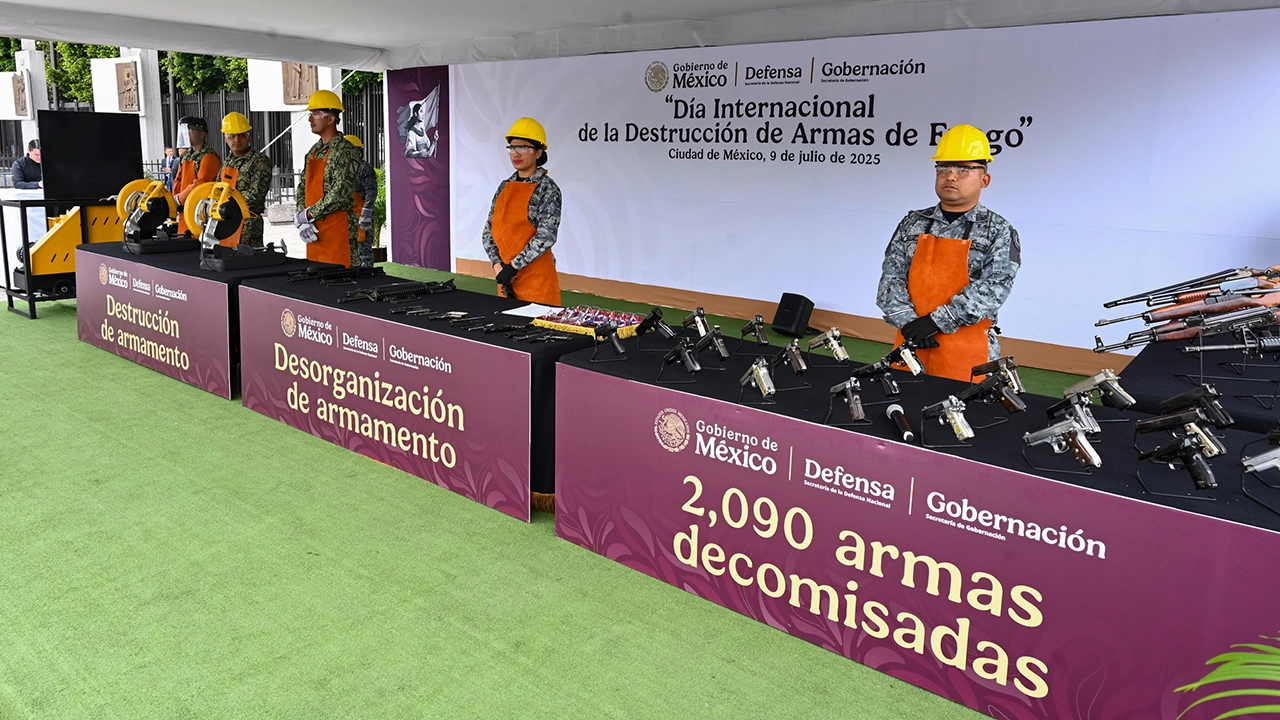 Una de cada cinco armas confiscadas en México fue incautada en Sinaloa, revela el Gobierno