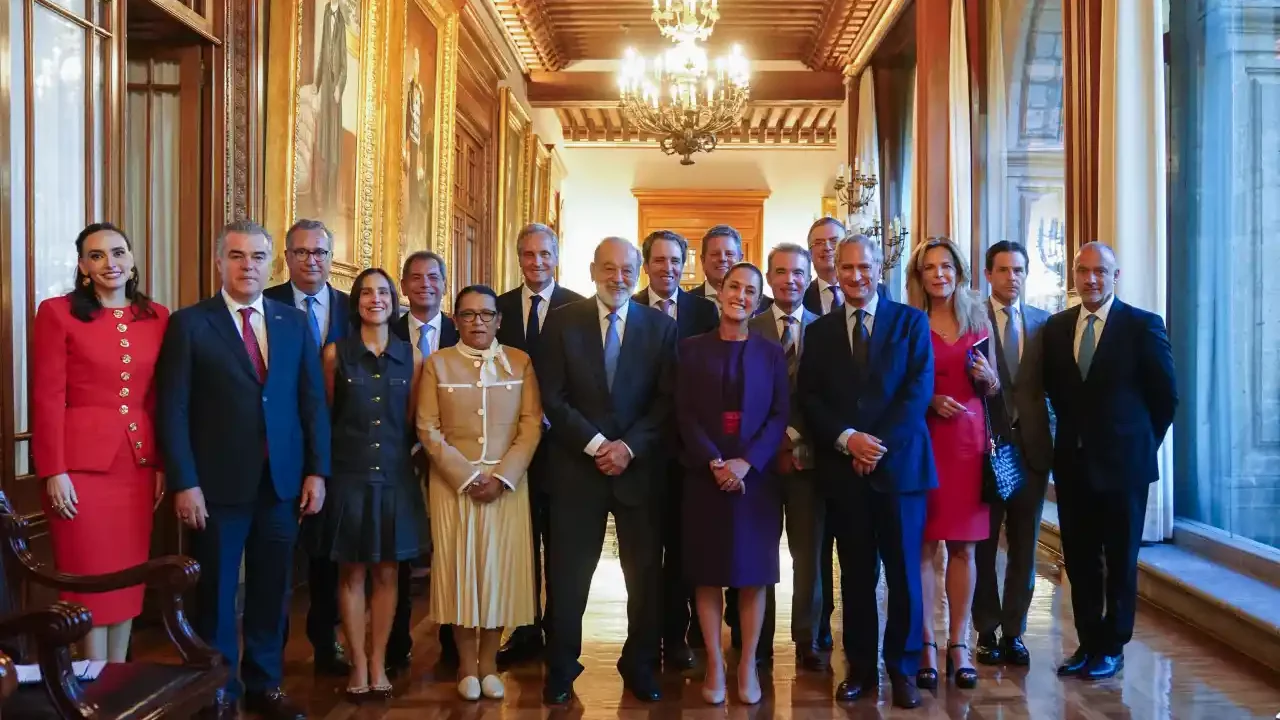 Líderes empresariales se reúnen con Sheinbaum para revisar el Plan México