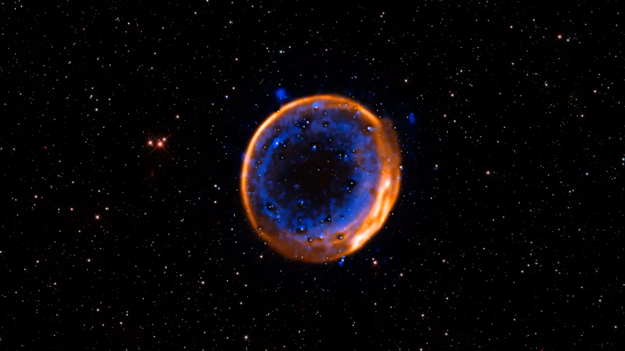 Astrónomos obtienen imágenes de las secuelas de la doble detonación de una estrella