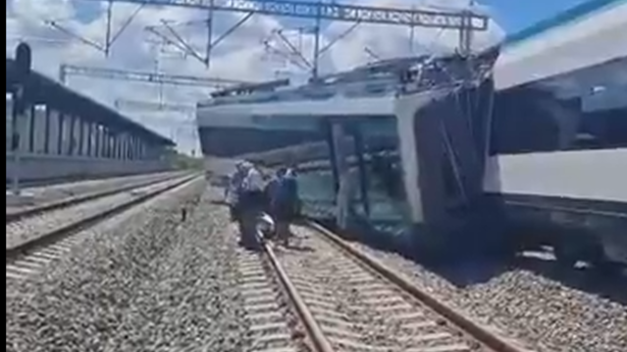 Reportan descarrilamiento de un vagón del Tren Maya en Izamal, Yucatán