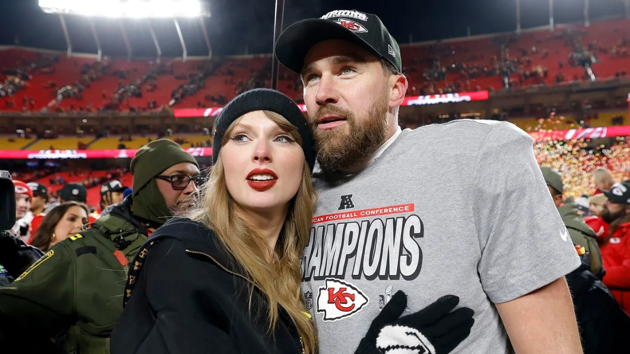 Compromiso de Taylor Swift y Travis Kelce; las ventas de jerseys de él se disparan 200% y la música de ella triunfa