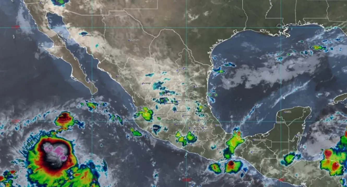 Se forma la tormenta tropical Juliette en costas del Pacífico mexicano