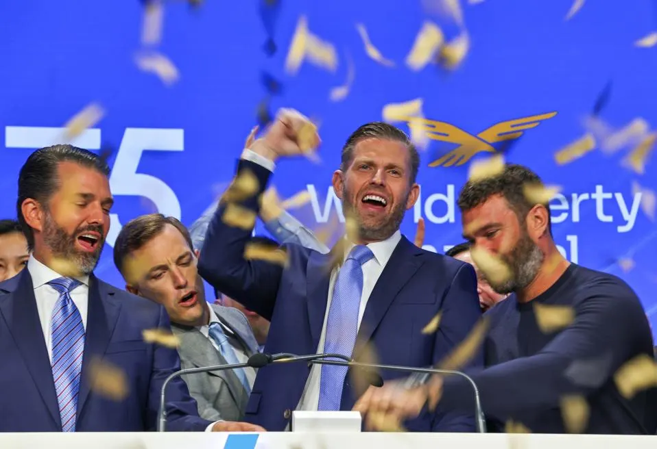 Eric Trump fue removido de su puesto en la junta directiva después de que la firma consultara con Nasdaq