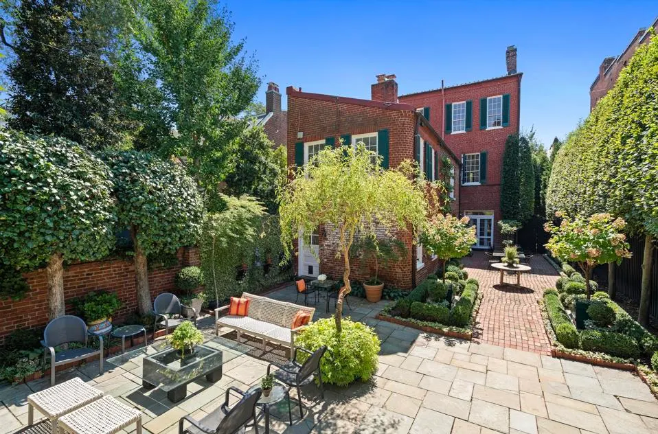 La casa adosada de Washington DC que alguna vez fue propiedad de JFK y Jackie Kennedy.
Imágenes de Townsend