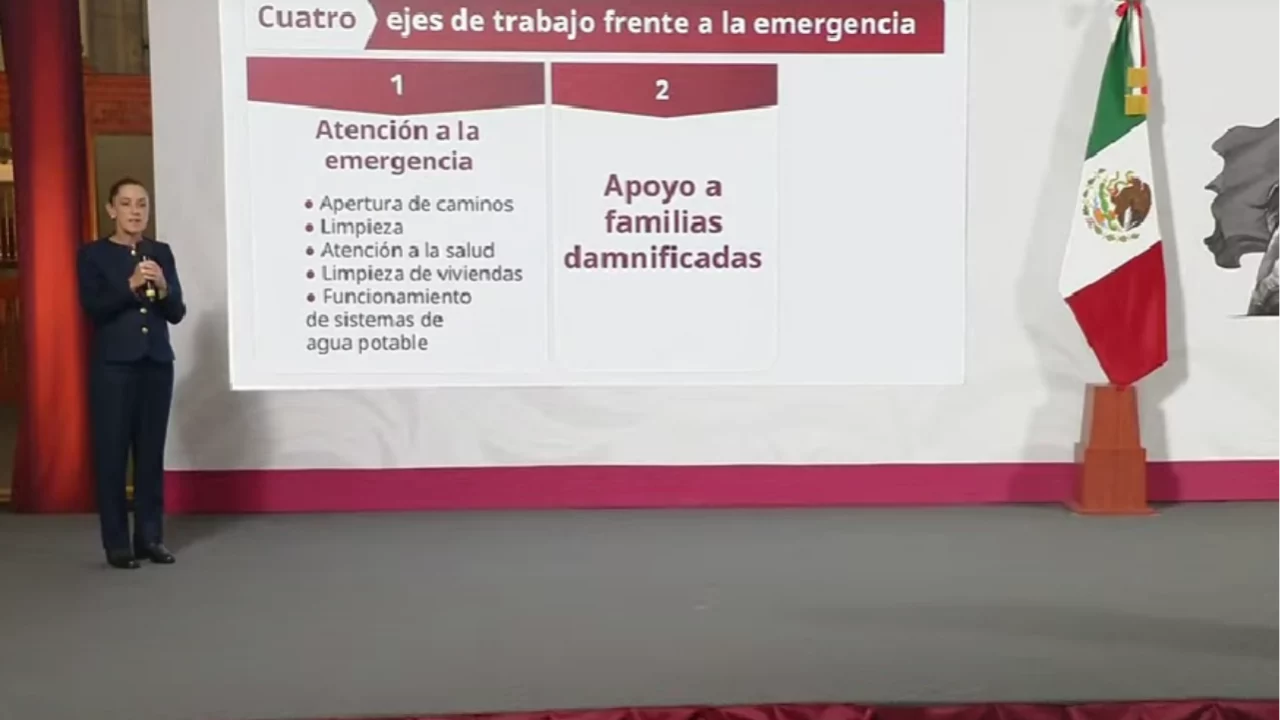 Gobierno destinará 10,000 mdp para su plan nacional de reconstrucción por las inundaciones