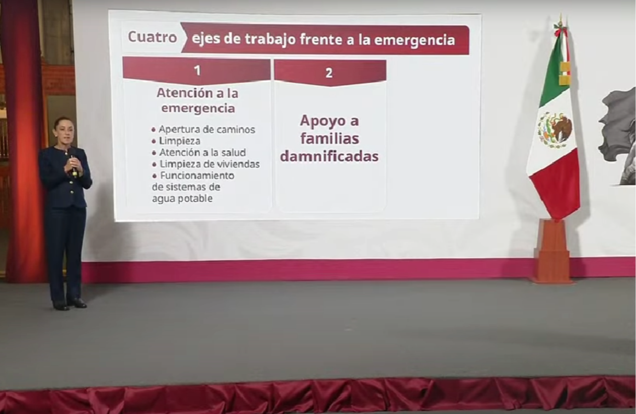 Gobierno destinará 10,000 mdp para su plan nacional de reconstrucción por las inundaciones