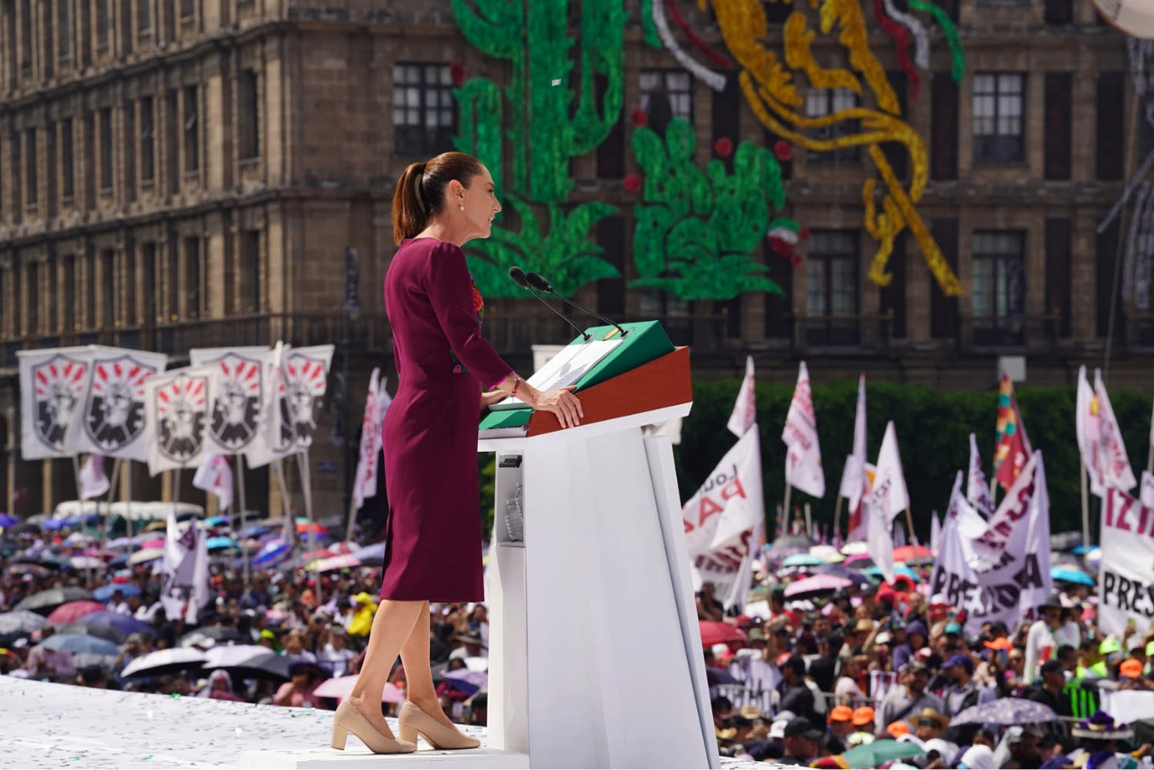 Sheinbaum, en su primer año de gobierno: ‘Quien traiciona al pueblo enfrenta a la Justicia’