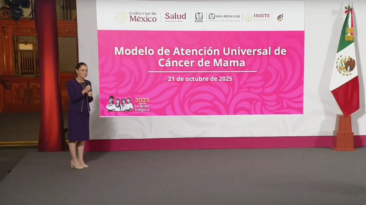 Sheinbaum anuncia creación de modelo universal de atención de cáncer de mama con inversión de 430 mdd