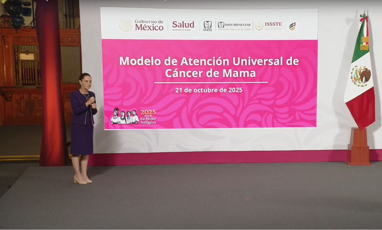 Sheinbaum anuncia creación de modelo universal de atención de cáncer de mama con inversión de 430 mdd