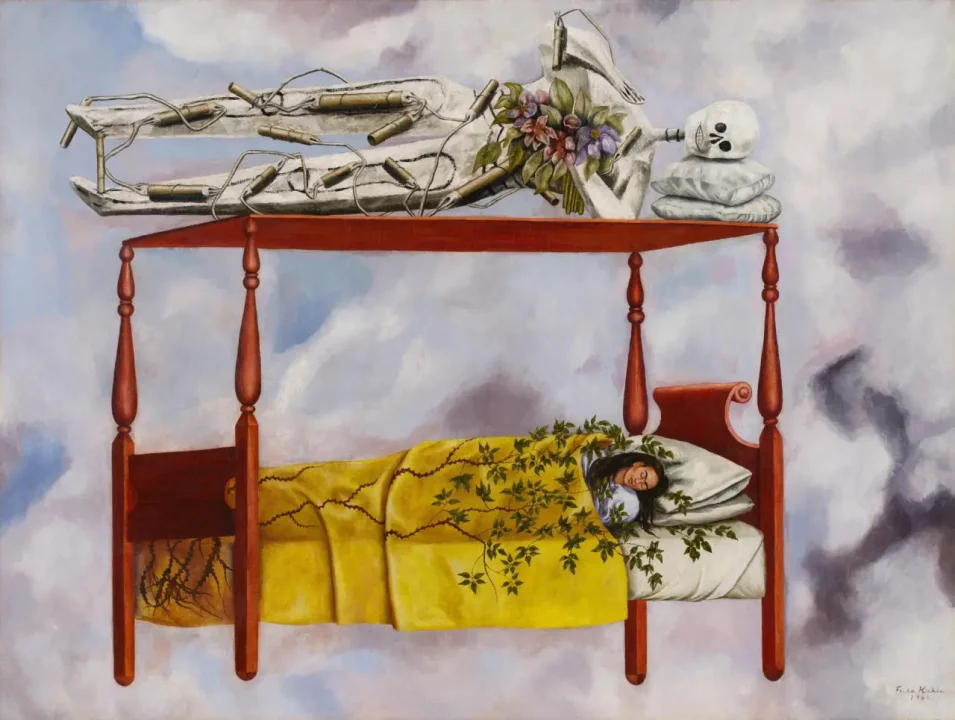 Autorretrato de Kahlo en subasta puede convertirse en la obra más cara de una pintora