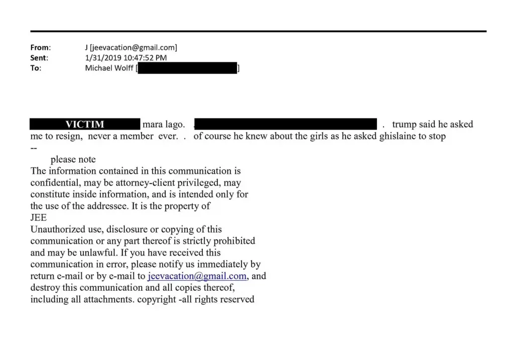 Epstein-Trump-correos electrónicos
