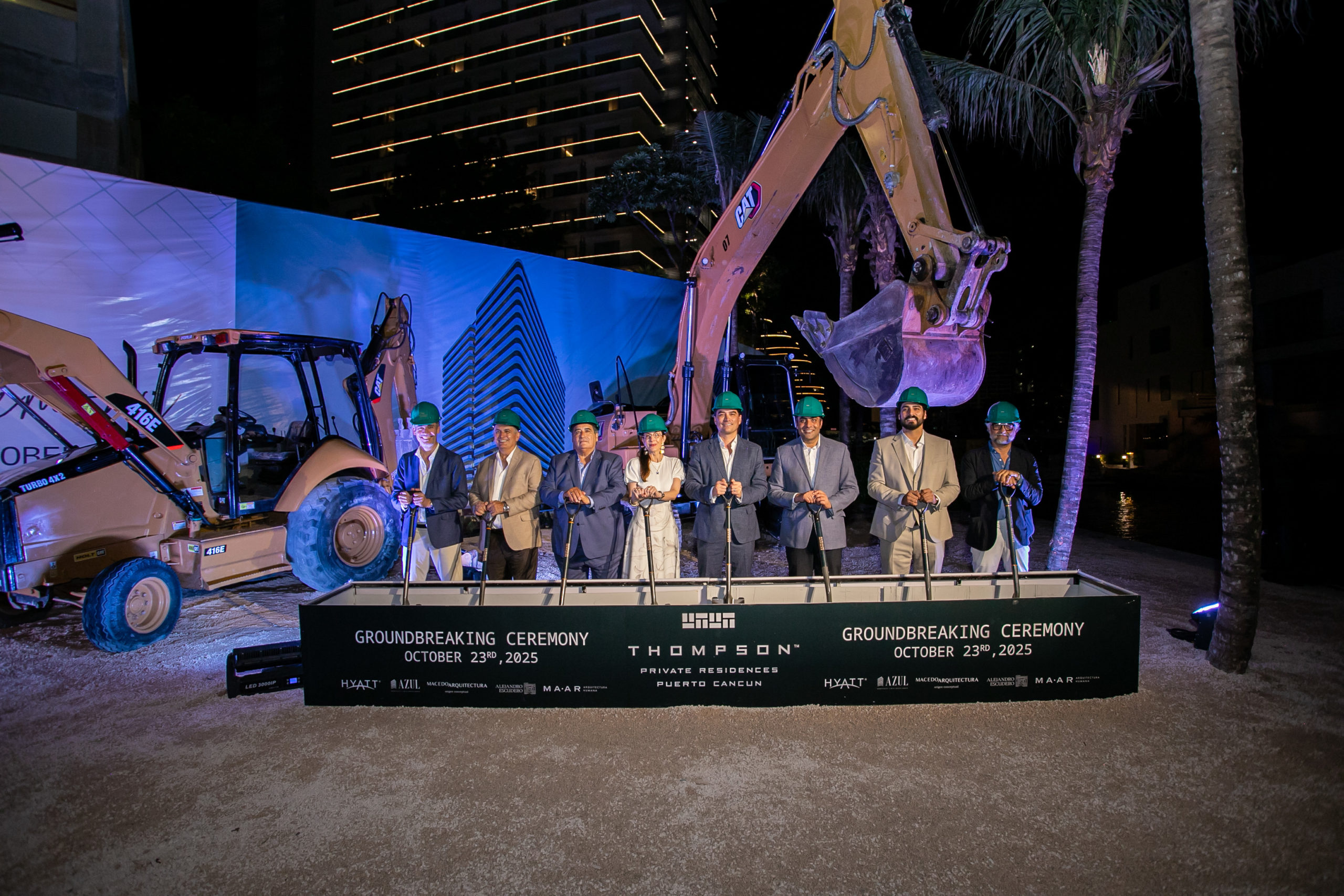 Thompson Private Residences Puerto Cancun celebra su groundbreaking ceremony