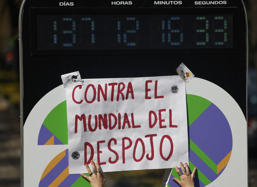 Activistas promueven boicot al Mundial ante denuncias de despojo y gentrificación