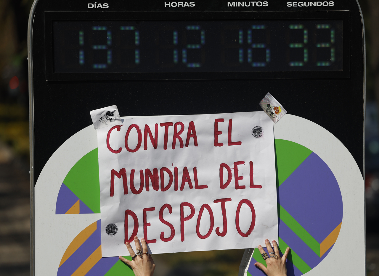 Activistas promueven boicot al Mundial ante denuncias de despojo y gentrificación
