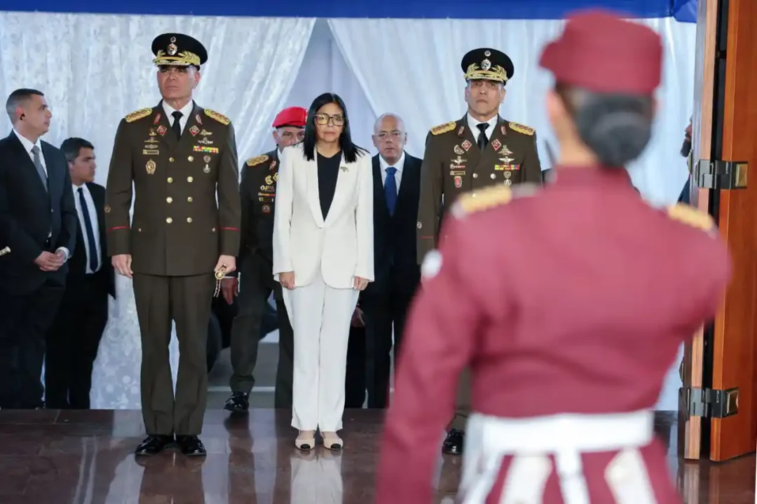 Presidenta encargada de Venezuela expresa su lealtad a Maduro