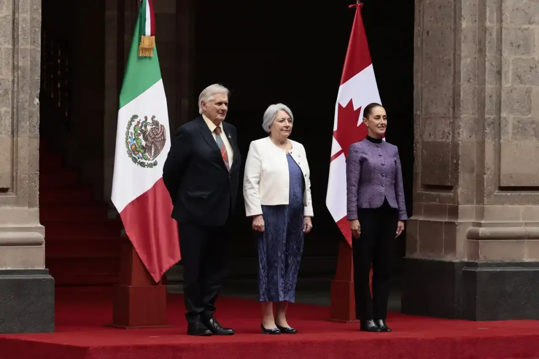 Sheinbaum recibe a la gobernadora general de Canadá
