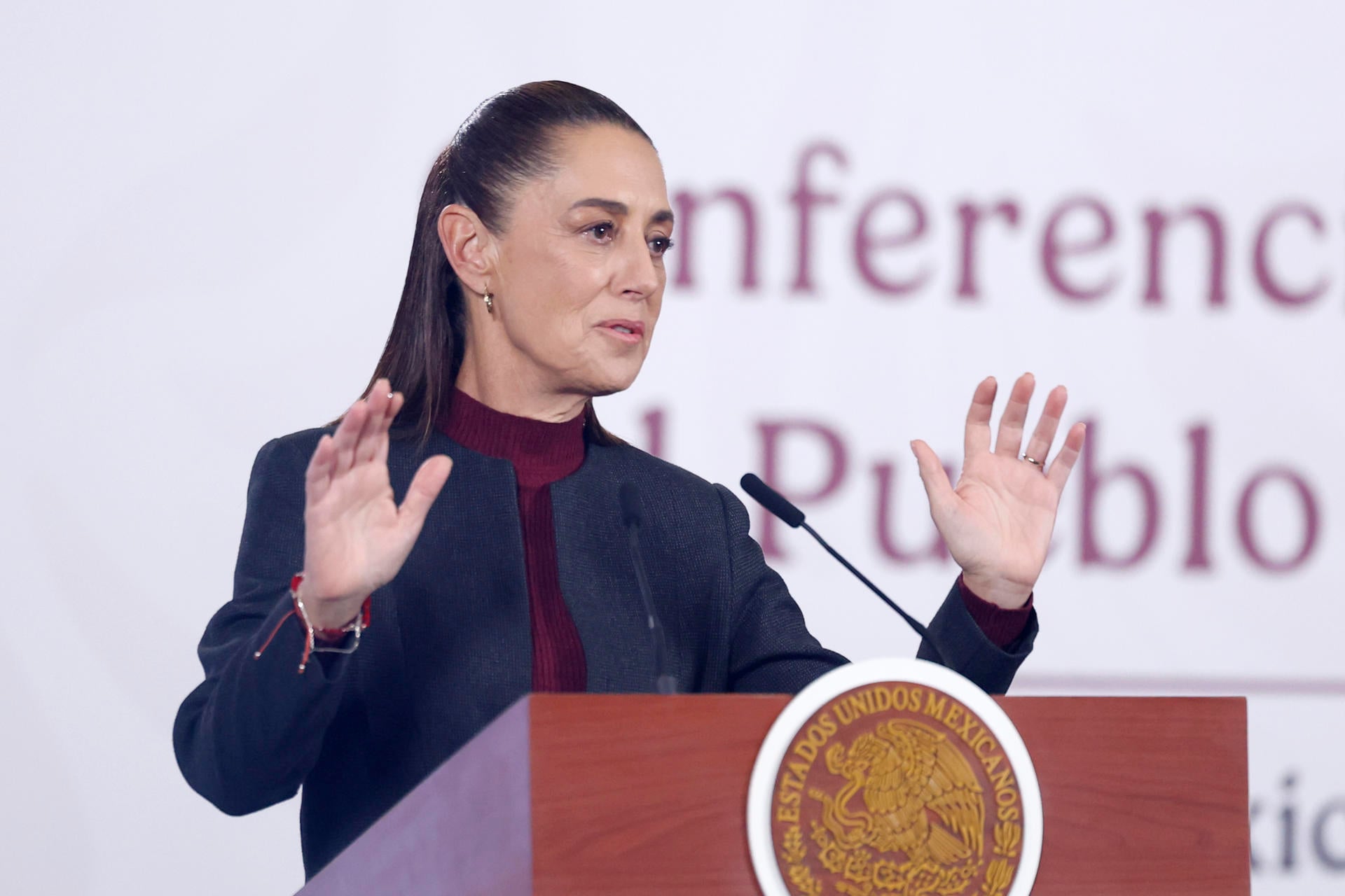 Sheinbaum confirma un ataque contra autoridades cerca de un predio del cantante Pepe Aguilar