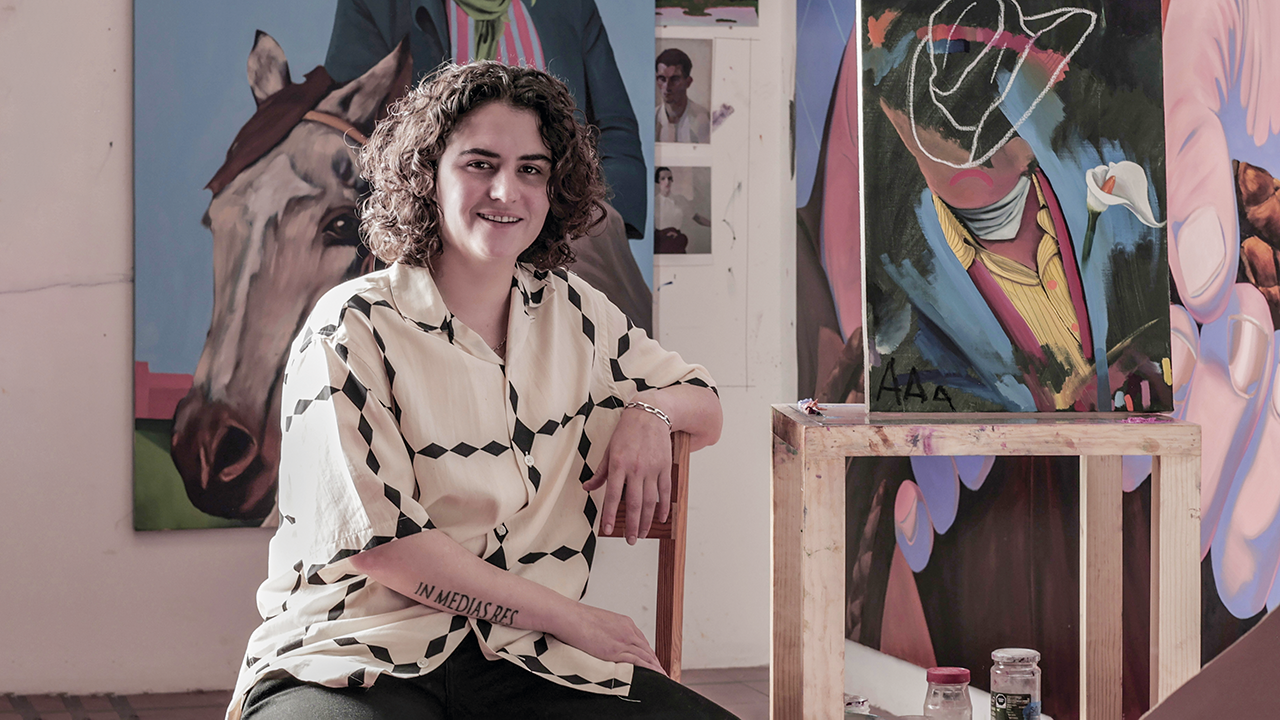 Forbes México Arts: traducir el cine en pintura; Ana Segovia y la reescritura de la masculinidad