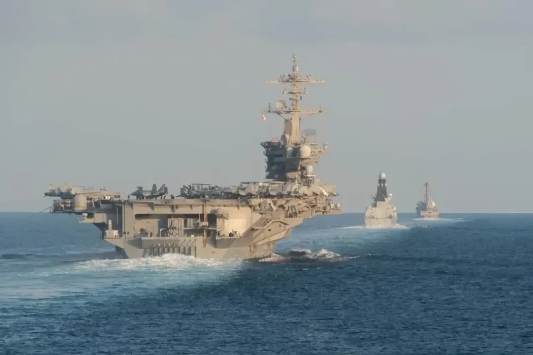 Estados Unidos derribó un dron iraní que se acercaba a un portaaviones