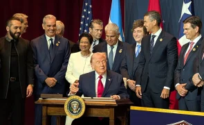 Trump y los mandatarios de derecha de Latinoamérica Foto: EFE