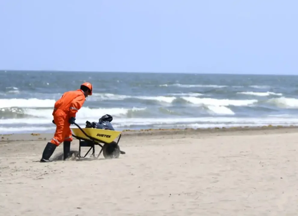 Playas del Golfo de México ya están limpias tras derrame: Sheinbaum
