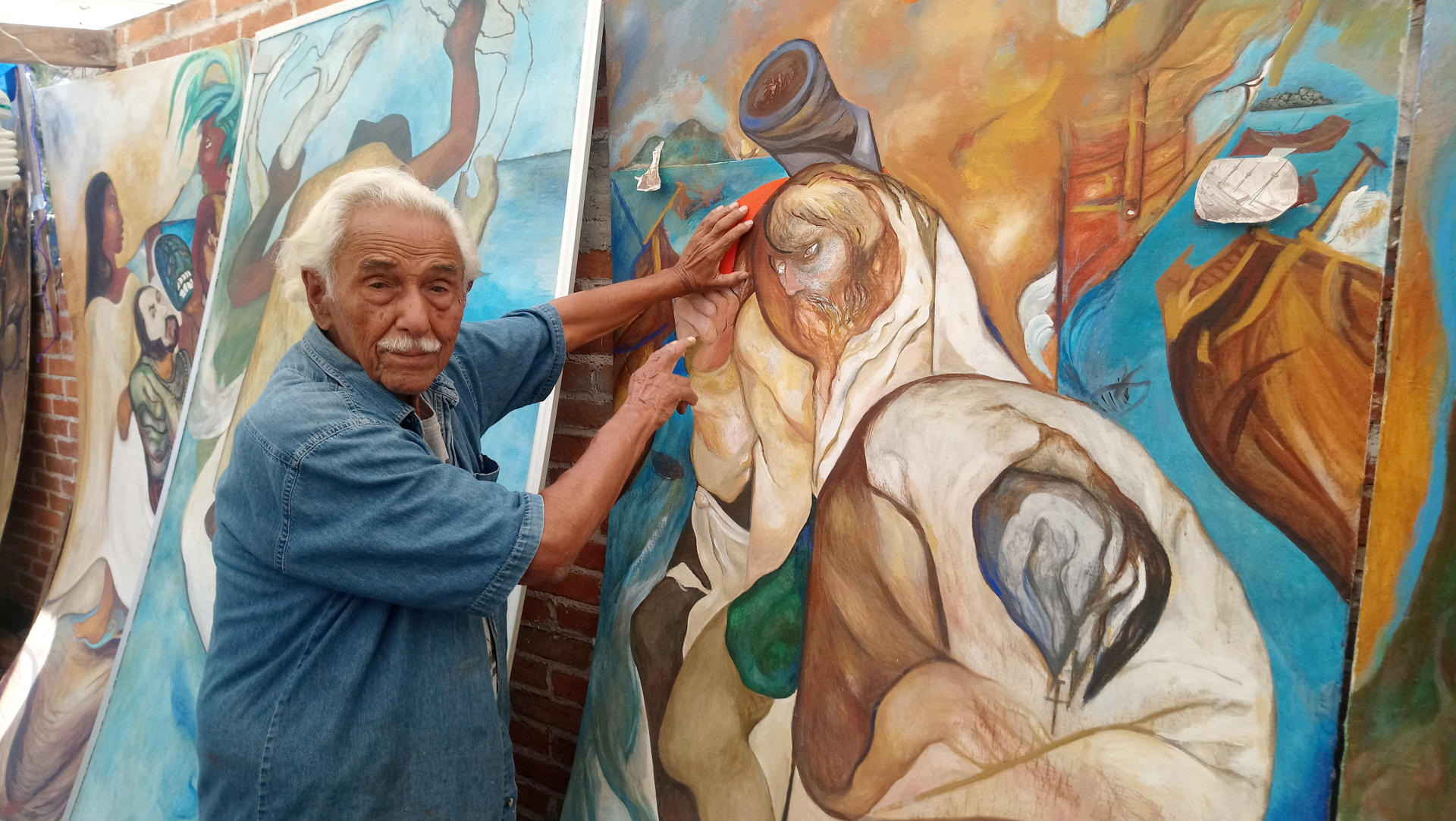 Muere Melchor Peredo, uno de los últimos representantes del muralismo mexicano