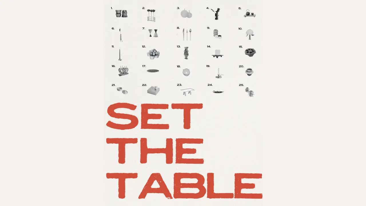 ‘Set the Table’, la exposición donde el arte, diseño y comida se combinan en una interacción colectiva