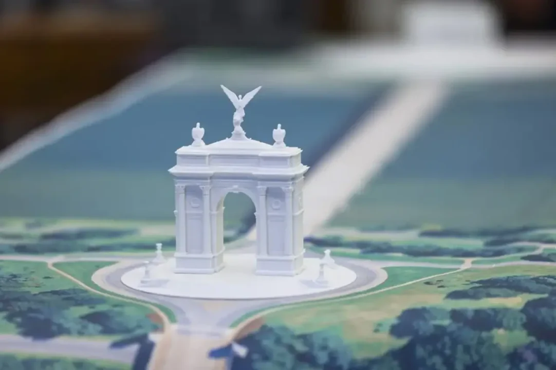 La Casa Blanca presenta el diseño del arco del triunfo de Trump para Washington