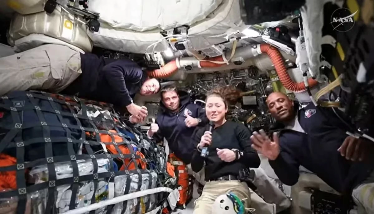 Los astronautas de Artemis II preparan su regreso tras estar en la órbita de la Luna