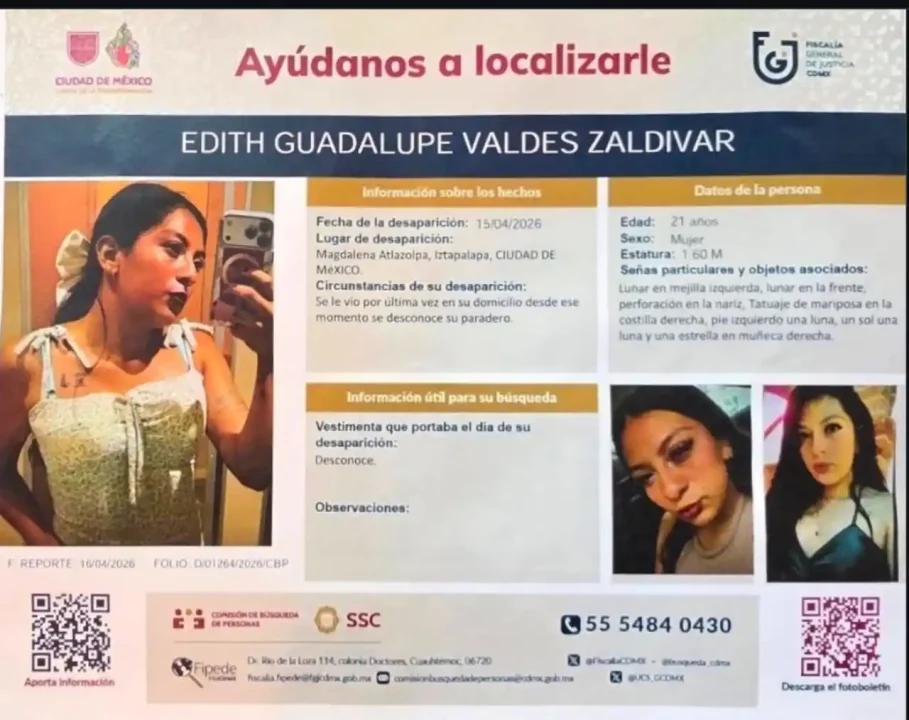 Caso Edith Guadalupe Valdés: cesan a tres funcionarios