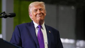 El presidente Donald Trump hablará en Verst Logistics el 11 de marzo en Hebron, Kentucky. Getty Images