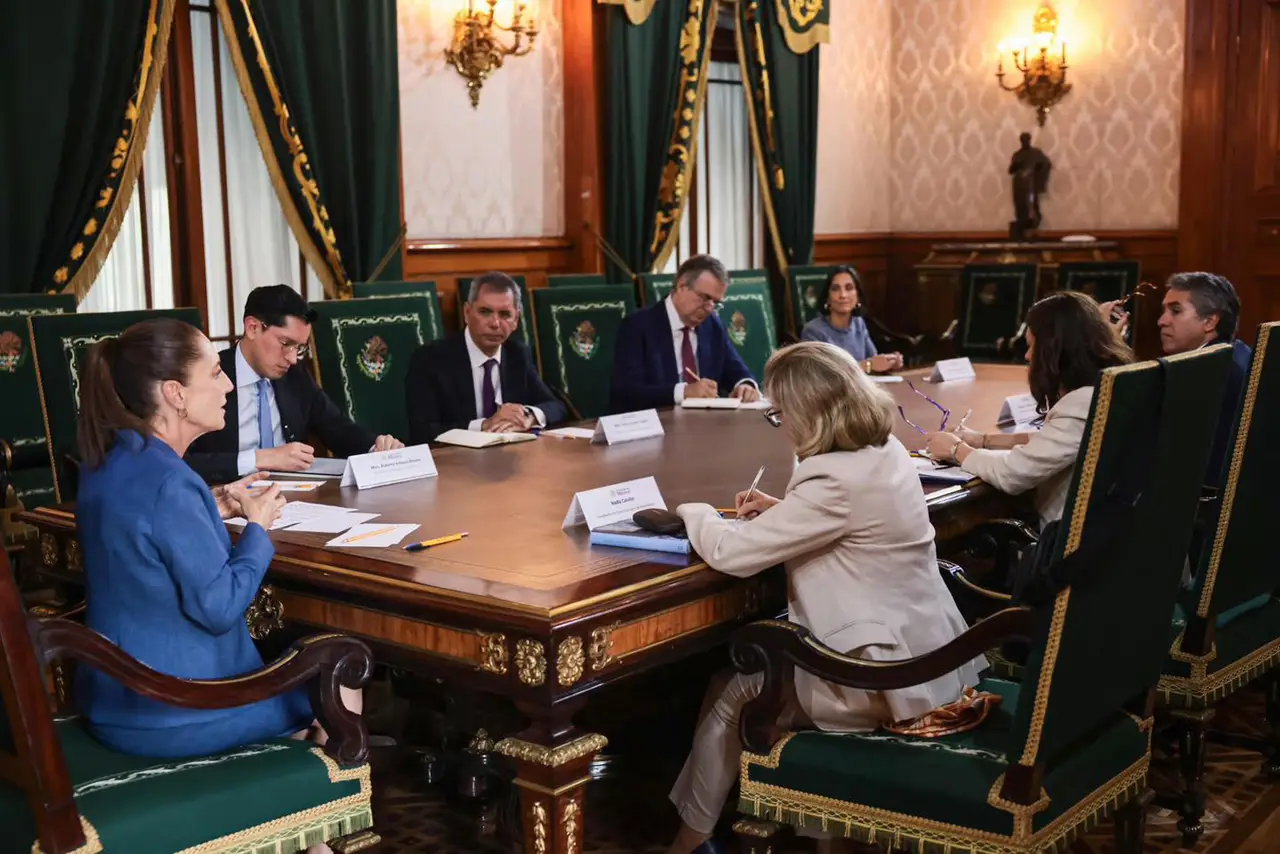 Sheinbaum se reúne con presidenta del Banco Europeo tras acuerdos firmados con la Unión Europea